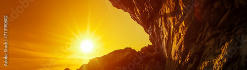 Silhouette in motion, daring gap traverse, bright daylight, eyelevel, bold step towards dreams