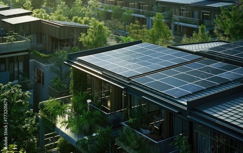 Embracing Innovation,The Integration of Photovoltaic Solar Panels,Incorporating Photovoltaic Solar Panels Generative Ai © Usama