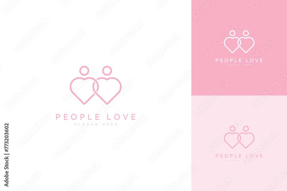 people love logo icon symbol heart vector design people love logo icon symbol heart vector design