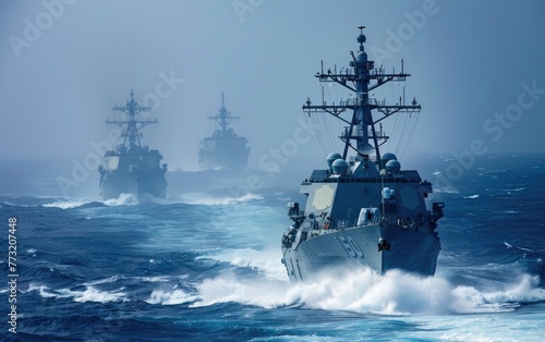 Pacific Waters Fleet Participation within Carrier Strike Group Operations,Maritime Assets Deployed in the Pacific as Integral to a Carrier Strike Group Generative Ai
