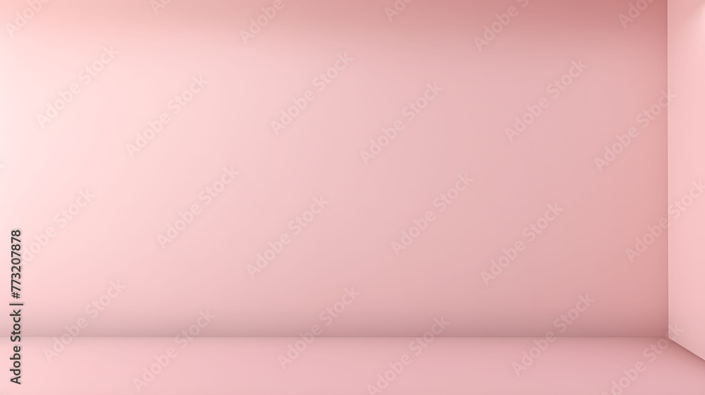 Empty room with pastel pink color wall and floor. Interior background with copy space. Empty room with pastel pink color wall and floor. Interior background with copy space.