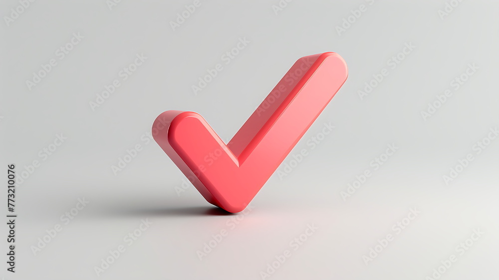 3d check mark icon illustration with generative ai 3d check mark icon illustration with generative ai