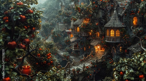 tiny fairy village