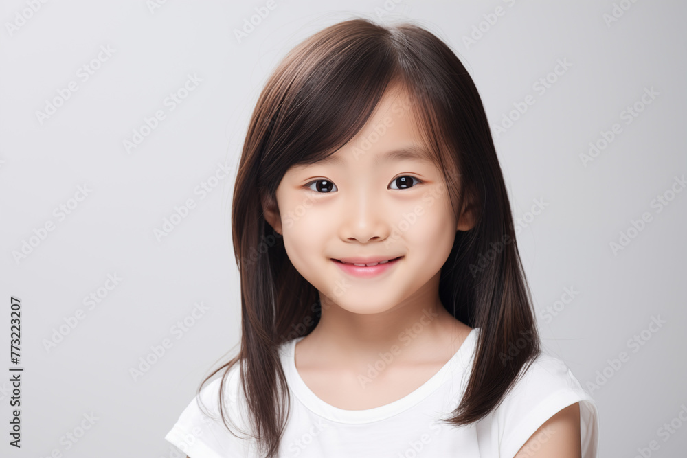 Asian child girl with white background. Nursery school. Childhood professions. School holidays. Topics related to childhood. Chinese girl. Japanese girl. Asian country. China. Asia. Japan. Asian child girl with white background. Nursery school. Childhood professions. School holidays. Topics related to childhood. Chinese girl. Japanese girl. Asian country. China. Asia. Japan.