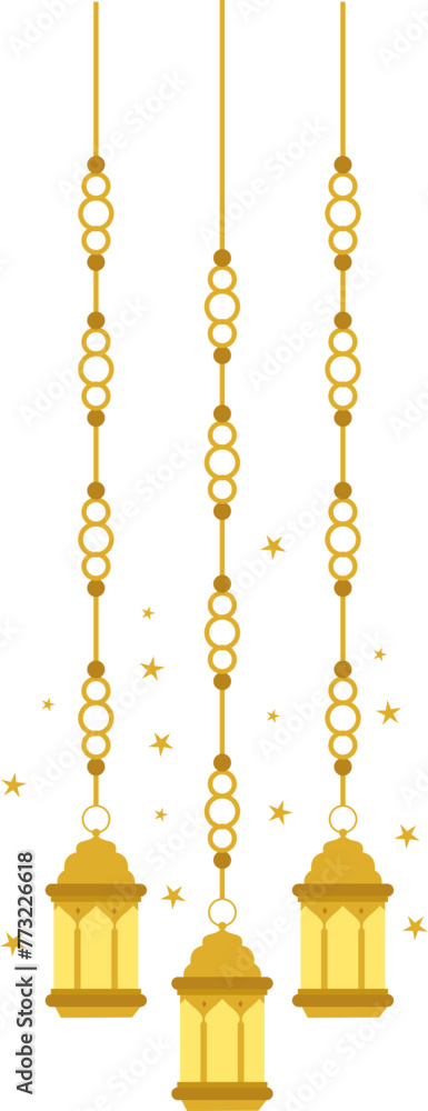Hanging Islamic Lattern Decoration Hanging Islamic Lattern Decoration