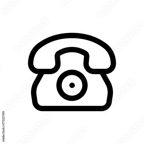 Simple Telephone line icon 