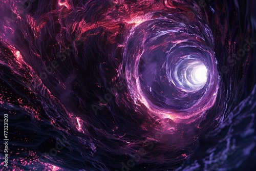 Inside view of a black hole is a region of spacetime exhibiting such strong gravitational effects that nothing