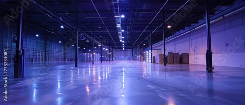 Hightech facility aglow with enchanted energy, dynamic angle, bright, innovative solutions , studio lighting