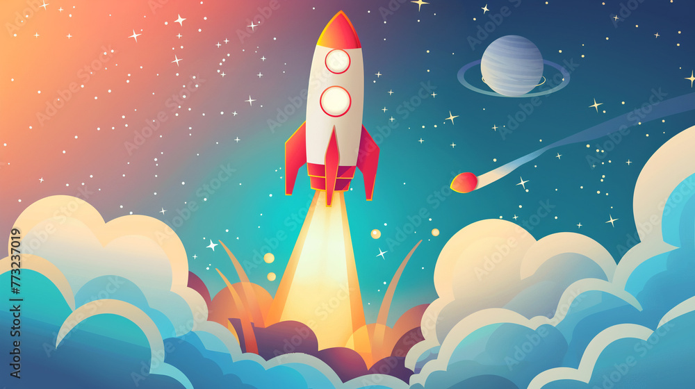 An engaging vector illustration for a business concept, highlighting the journey of a startup from inception to launch, suitable for use in presentations, marketing materials, and online platforms. An engaging vector illustration for a business concept, highlighting the journey of a startup from inception to launch, suitable for use in presentations, marketing materials, and online platforms.