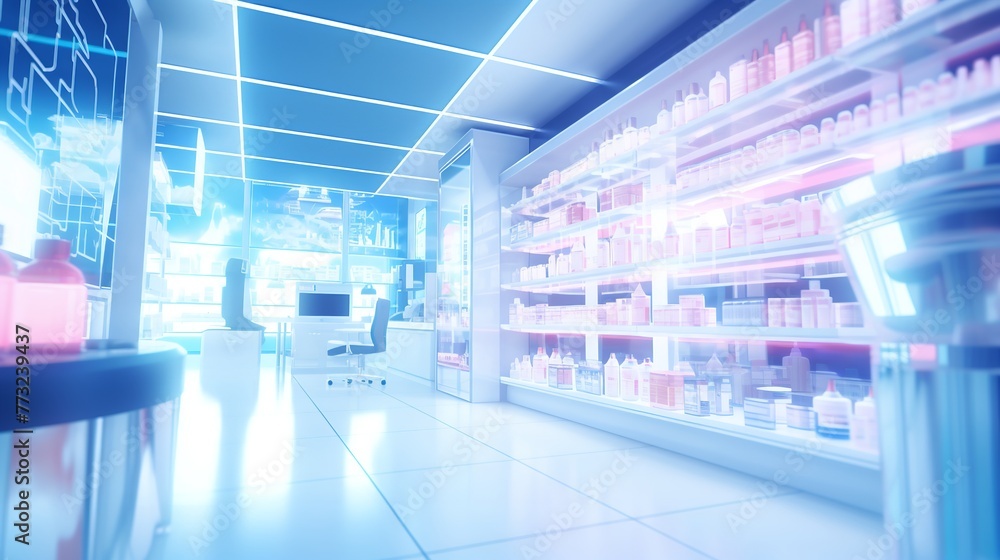 Abstract Medical Background: Realistic Light (8K) Abstract Medical Background: Realistic Light (8K)