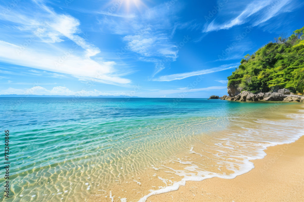 Tropical Paradise, Serene Beach Escape