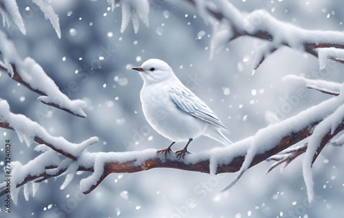 Snowy wildlife photography Observers capturing birds in winter landscapes 