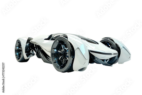 Futuristic electric super car on transparent background PNG © I LOVE PNG