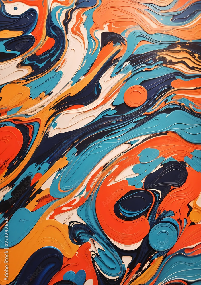 Textured abstract marble background in colorful tones Textured abstract marble background in colorful tones
