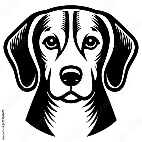 Beagle Dog Illustration.