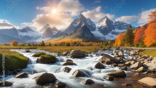 Mountains Landscape scenery