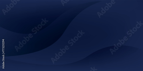 Bright blue abstract background with flowing wavy lines vector illustration.