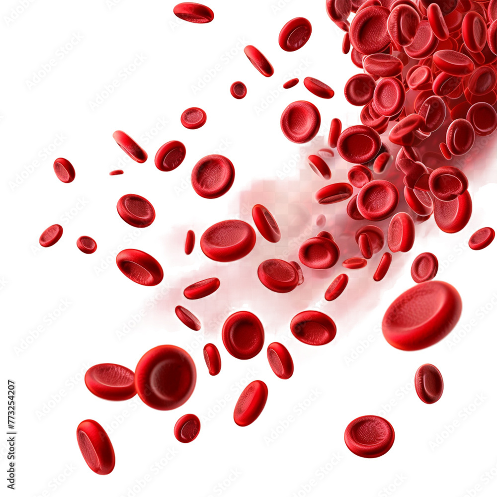 red blood cells isolated on white.
red blood cells isolated on white.