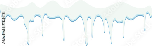 Melting Snow Border