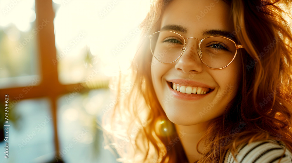 Portrait of a Smiling Woman
