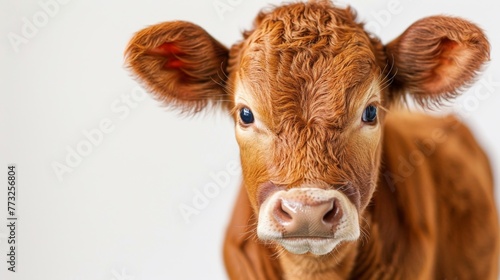 Portrait of a cow looking at the camera © Александр Лобач