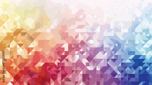 Geometric design. Colorful gradient mosaic background