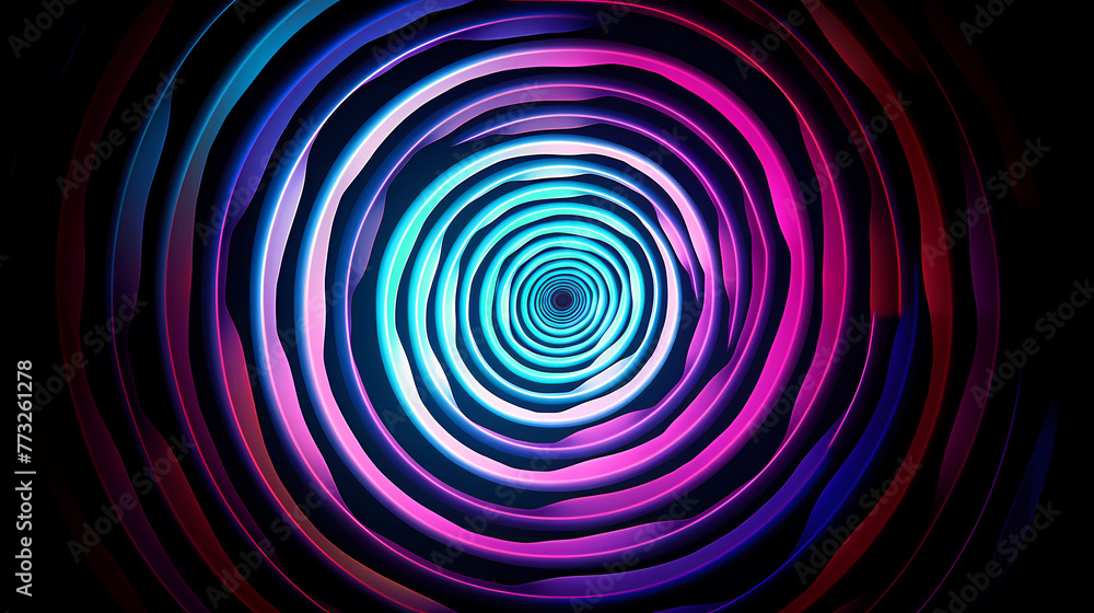 Abstract spiral concentric circle pattern Abstract spiral concentric circle pattern