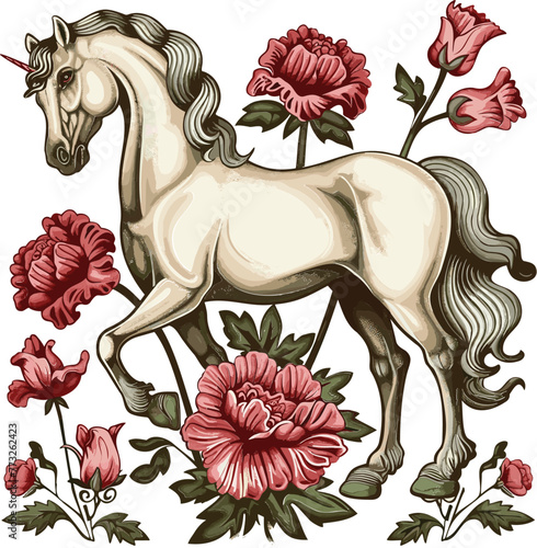 Horse flowers 