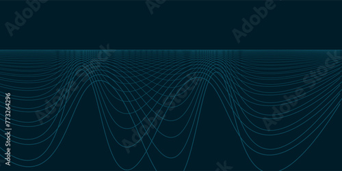 Wave weaving lines. Abstract background.. vector ilustration