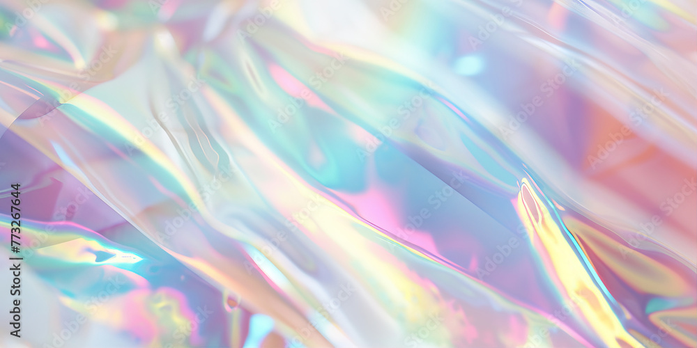 Abstract holographic background with rainbow reflections.
Abstract holographic background with rainbow reflections.