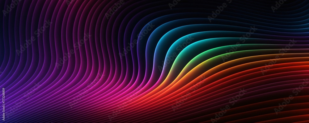 Abstract neon waves Abstract neon waves