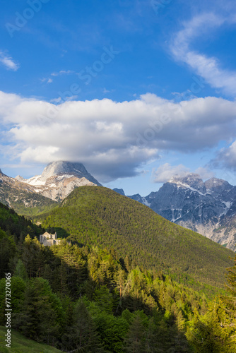 Landscape near Vrsic  Triglavski national park  Slovenia