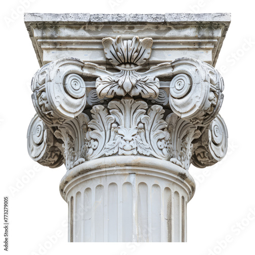 Column design isolated on transparent background
