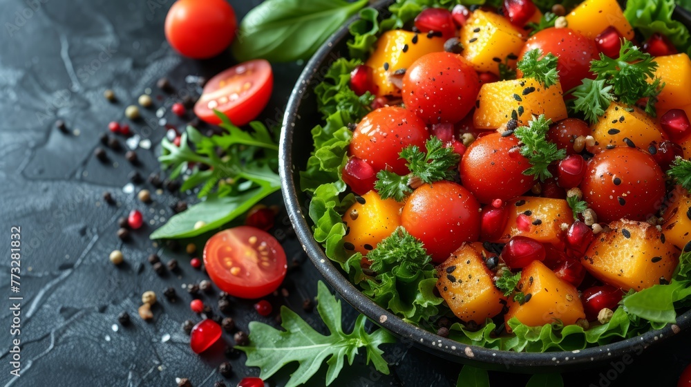 tomatoes, lettuce, and assorted veggies on a table tomatoes, lettuce, and assorted veggies on a table