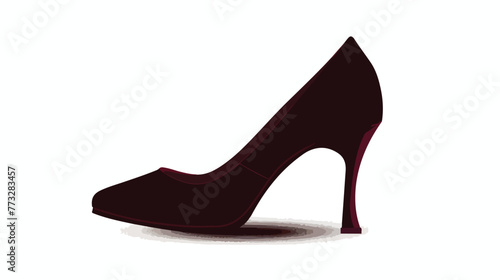 Woman shoe silhouette for everyone who loves shoes flat