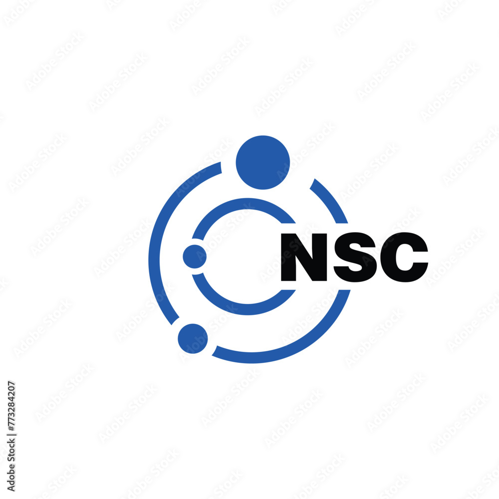 NSC letter logo design on white background. NSC logo. NSC creative initials letter Monogram logo icon concept. NSC letter design NSC letter logo design on white background. NSC logo. NSC creative initials letter Monogram logo icon concept. NSC letter design