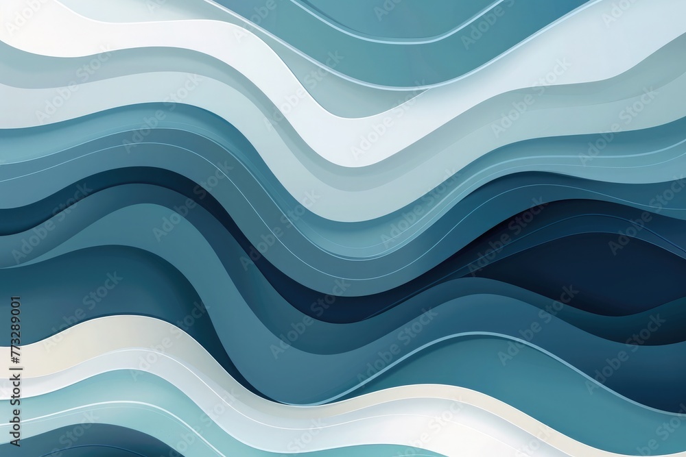 Background Minimal Waves Design Illustration. Uses for advertising, mobile wallpaper, mobile backgrounds, banners, covers, screen savers, web page etc. - obrazy, fototapety, plakaty 
