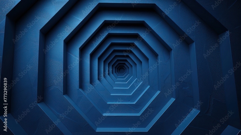 Hexagonal dark blue navy background texture placeholder, radial center space, 3d rendering backdrop Hexagonal dark blue navy background texture placeholder, radial center space, 3d rendering backdrop