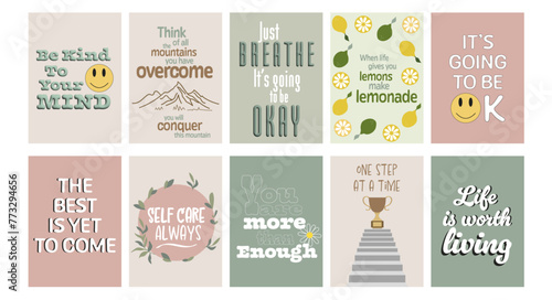 A4 Positive affirmation posters collection , positive affirmation cards. Positive affirmation wall art, affirmation stickers, motivational posters. Inspirational sayings, printable art, 10 pack bundle