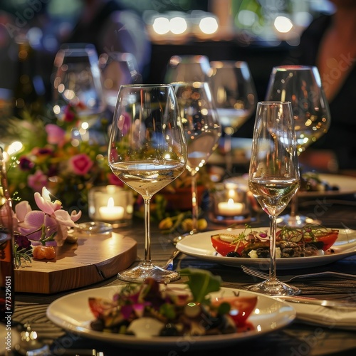Gourmet chefs private dinner, culinary wonders in an intimate setting