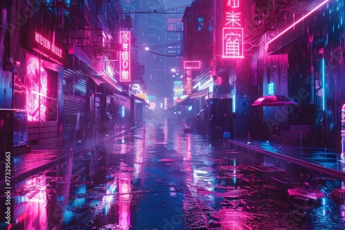 A cityscape with neon lights in the background  Neon Noir Cityscape stock Photo background  Neon noir cityscape imagine and a futuristic city with neon lights background  Neon noir cityscape imagine a