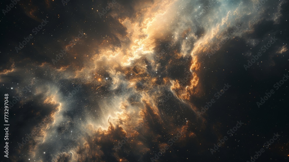 Cosmic Splendor, Majestic Nebulae and Stars, Ethereal Space Photography, Galactic Cloud Formations, Celestial Wonders, Deep Space Exploration, Astronomical Phenomena, Stellar Nursery, Universe Beauty