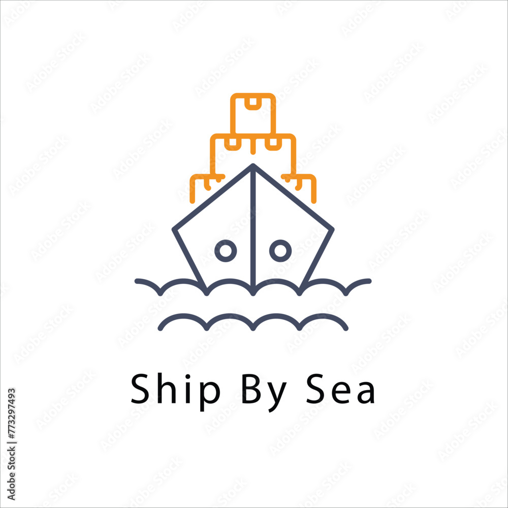 Ship By Sea icon Ship By Sea icon