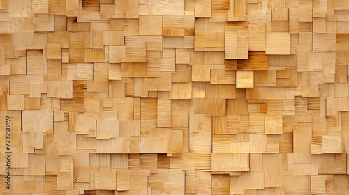 wood cubic pattern, repetitive background