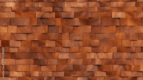 wood cubic pattern, repetitive background photo