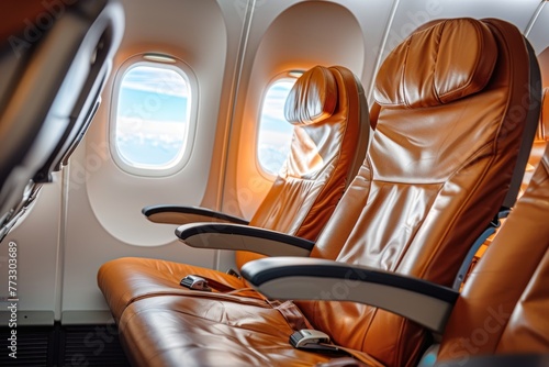 Empty Premium comfort First class seat © Anna