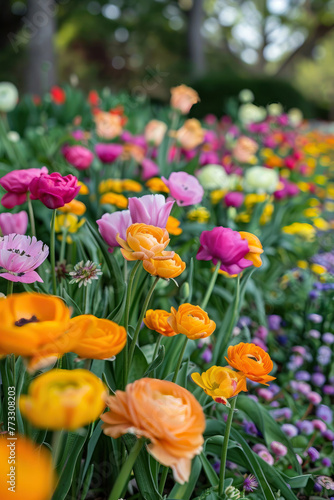 The lovely spring flowers herald the arrival of summer