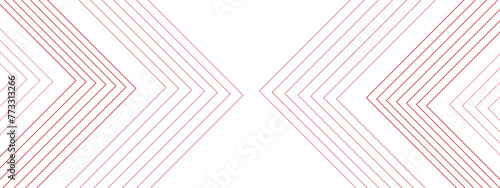 Modern abstract red background with glowing geometric lines. Futuristic technology concept. Digital geometric connection lines.Used for banner, brochure, science, website, corporate, poster, cover