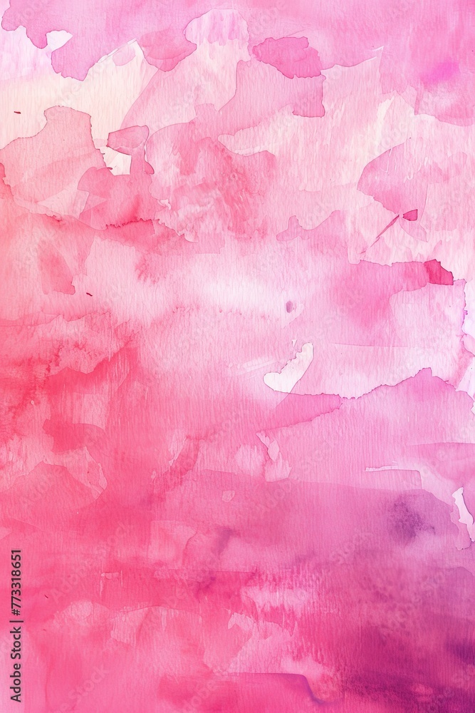 Pink and Purple Watercolor Painting Pink and Purple Watercolor Painting