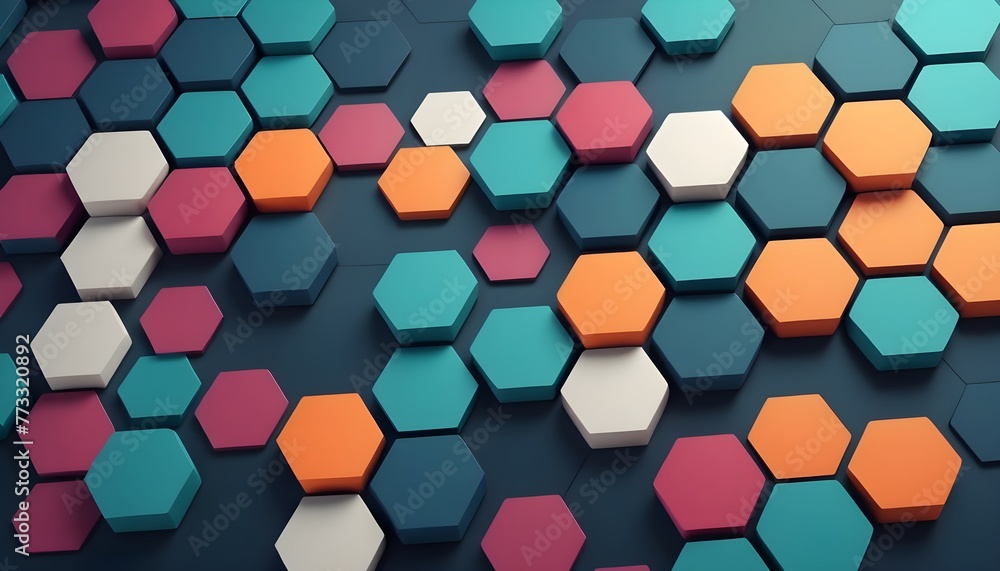 Hexagons pattern. Geometric abstract background with simple hexagonal elements. Medical, technology or science design. Hexagons pattern. Geometric abstract background with simple hexagonal elements. Medical, technology or science design.
